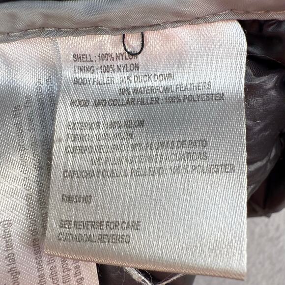 Andrew Marc Puffer Coat Women's L Black 650 Fill Power Down Classic Winter Gear - Picture 14 of 16